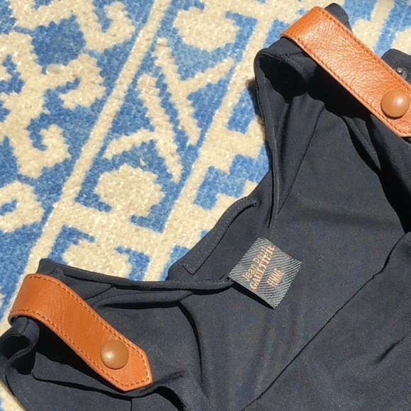 Jean Paul Gaultier Femme dress w/ leather detail - Picture 1 of 5